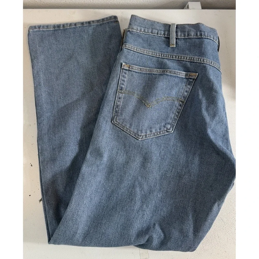 NEW Levi's Men's Western Fit Stretch‎ Straight Leg Blue Jeans 38x32 NWT